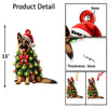 Joycorners Custom Name German Shepherd Ornament, German Shepherd Christmas Gift 2D Flat LM2111