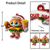 Joycorners Custom Name Fast Food Ornament, Fast Food Christmas Gift 2D Flat LM2111