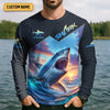 Joycorners I Jerk It Every Chance I Get Shark Fishing SPF Shirt For Men, Funny Fishing Shirt, Fishing Gifts For Men