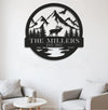 Maxcorners Personalized Mountain Elk Metal Sign WITH LED/WITHOUT LED Light Outdoor Cabin Decor Hunting Lodge Wall Decor MT0110