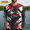 Joycorners Passion for Fishing Shirts, SPF Long Sleeve Shirts, Fishing Shirts For Men