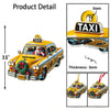 Joycorners Custom Name Taxi Santa Ornament, Santa Christmas Gift 2D Flat LM2211
