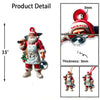 Joycorners Custom Name Chef Santa Ornament, Christmas Gift for Cooking Lover63 2D Flat LM2111