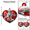 Joycorners Custom Name Santa Nurse Ornament, Home Decor Christmas Gift 2D Flat LM2211