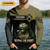 Joycorners WTF Where The Fish Camo Bass Fishing Shirt, Funny Fishing Shirt, SPF Shirt For Men, Men's Fishing Shirt