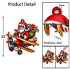 Joycorners Custom Name Santa Ornament, Santa Christmas Gift 2D Flat LM2111