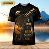 Joycorners Funny Fishing T-Shirt I Jerk It Every Chance I Get Custom Name UPF Shirts, Men's Fishing Shirt