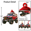 Joycorners Custom Name Jeep Ornament, Christmas Gift for Jeep Lover 2D Flat LM2211
