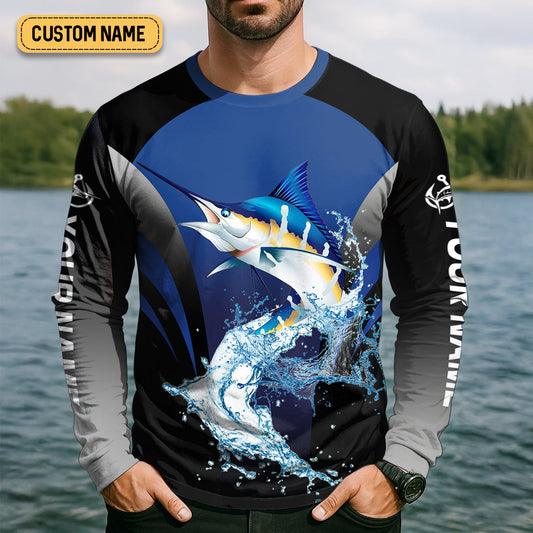 Joycorners Marlin Fishing, Chasing The Billfish Dream SPF Shirts, Fishing Shirts For Men, Fisherman Gift