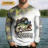 Joycorners Basshole Kiss My Bass Fishing UPF Shirts, Funny Fishing Shirt, Fishing Shirts For Men