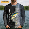 Joycorners Tuna Fishing Saltwater Custom Name UPF Shirts, Tournament Fishing Shirts, Men's Fishing Shirt