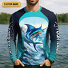 Joycorners Life Is Good Fishing Makes It Better Performance Fishing Shirts, Swordfish Fishing SPF Shirt For Men