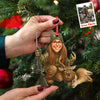 Joycorners Personalized Hunting Acrylic Christmas Ornament – Custom Photo Caricature Gift For Hunters MT1111