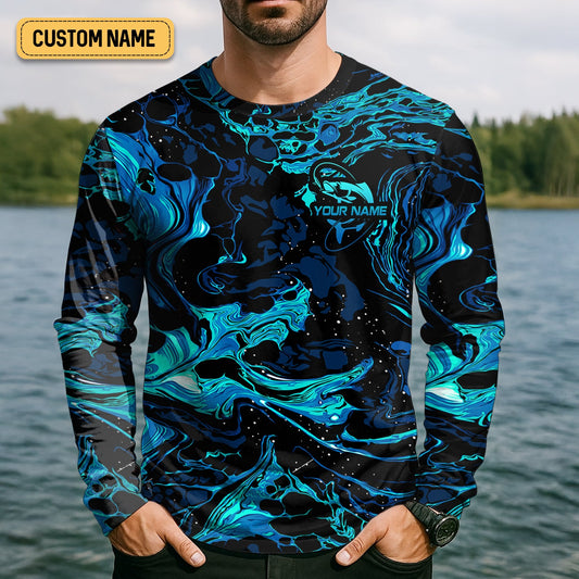 Joycorners Fishing UPF Shirts, I Just Hold My Rod Wiggle My Worm, Funny Fishing Shirt, Fishing Shirt For Men