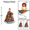 Joycorners Custom Name Santa Book Tree Ornament, Christmas Gift for Book Lover 2D Flat LM2211