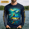 Joycorners Beyond The Break Funny Fishing Shirt, Fishing UPF Shirts, Gift For Fisherman, Men's Fishing Shirt