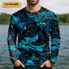 Joycorners I'd Just Rather Be Fishing Than Talking To Idiots Funny Fishing Shirt, SPF Shirt For Men, Men's Fishing Shirt