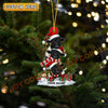 Joycorners Cow Family Ornament, Acrylic Ornament (8 Breed Options)