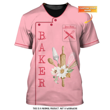 BAKER - Custom Bakery Shirt Gift For Baking & Cake Lover Printed Shirt