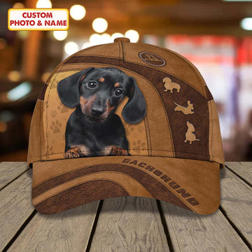 Joycorners Dachshund Love Love Customized Name And Dog Cap