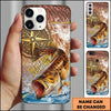 Joycorner Fishing Compass Water Splash Personalized Name 3D Phone Case (10 Fish Species)