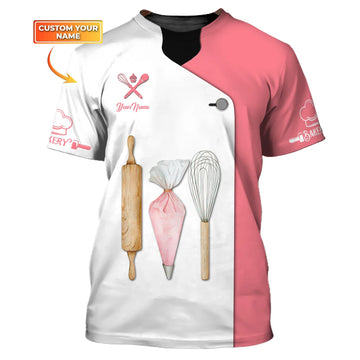 BAKER - Custom Bakery Shirt Gift For Baking & Cake Lover Printed Shirt
