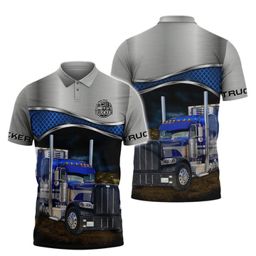 Joycorners Grey Truckers Shirt Truck Driver Shirts Trucker 3D Hoodie, Gifts For A Truck Driver LM2209