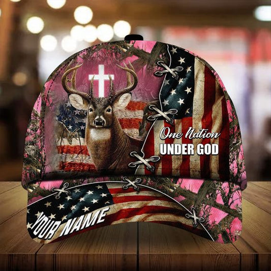 Joycorners Premium Printed Deer Hunting Personalized 3D Hat