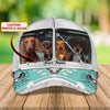 Joycorners Dachshund Love Driving Customized Name And Dog Cap