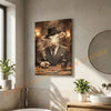 Joycorners Charolais Classic Gentleman Whiskey Poker Table Scene Personalized Name Wall Art Canvas