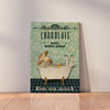 Joycorners Charolais Shower Portrait Canvas