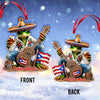 Joycorners Custom Name Puerto Rico Ornament, Puerto Rico Christmas Gift 2D Flat LM2111