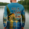 Joycorners Reel In A Cold One Bass Light Beer And Fishing SPF Shirt, Funny Fishing Shirt, Fishing Shirts For Men