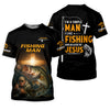 Joycorners I Like Fishing And Believe In Jesus Shirts, SPF Long Sleeve Shirts, Fishing Shirts For Men, Fisherman Gift
