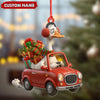 Joycorners Personalized Funny Goose Driving Car Acrylic Christmas Ornament - 3D Christmas Decor Gift for Hunters & Outdoorsmen MT1111