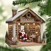 Joycorners Custom Name Book Store Ornament, Book Lover Christmas Gift 2D Flat LM2211