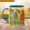 Joycorners Personalized Name Cow Mug for Farm Animal Lovers