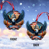 Joycorners Custom Name American Ornament, Christmas Gift for American Lover 2D Flat LM2211