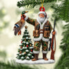 Joycorners Custom Name Hunting Ornament, Christmas Gift for Animal Hunter 2D Flat LM2111
