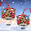 Joycorners Custom Name Puerto Rico Ornament, Christmas Gift for Puerto Rico Lovers 2D Flat LM2211