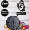 Maxcorners Personalized Funny Duck Metal Sign WITH LED/WITHOUT LED – Humorous Hunting Lodge Wall Decor, Gift for Hunters MT0110