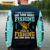 Joycorners Some Go To Church And Think About Fishing Christian Fishing SPF Shirt For Men, Fisherman Gift, Men's Fishing Shirt