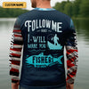 Joycorners I Will Make You Fishers Of Men Christian Patriotic Fishing Shirt, Fishing UPF Shirts, Fishing Gifts For Men