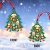 Joycorners Custom Name Baker Ornament, Christmas Gift for Baker  2D Flat LM2211