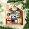 Joycorners Custom Name Chef Kitchen Ornament, Chef Kitchen Christmas Decoration 2D Flat LM2211
