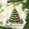 Joycorners Custom Name Nail Christmas Tree Ornament, Nail Artist Christmas Gift 2D Flat LM2111