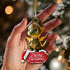 Joyccorners Christmas Gift, Custom Ornament, Custom Name Dragon Ornament 2D Flat LM2111