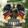 Joycorners Custom Name Germany Ornament, Christmas Gift for Germany Lover5 2D Flat LM2111