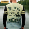 Joycorners And I Will Make You Fishers Of Men Christian Fishing SPF Shirt For Men, Gift For Fisherman