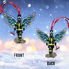 Joycorners Custom Name Firefighter Ornament, Firefighter Memorial Christmas Gifts 2D Flat LM2211